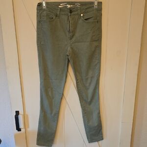 Olive Green Women's Seven Jeans